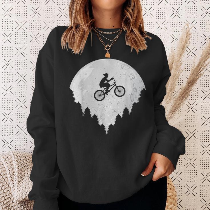 Bicycle Bmx Driver Full Moon Sweatshirt Geschenke für Sie