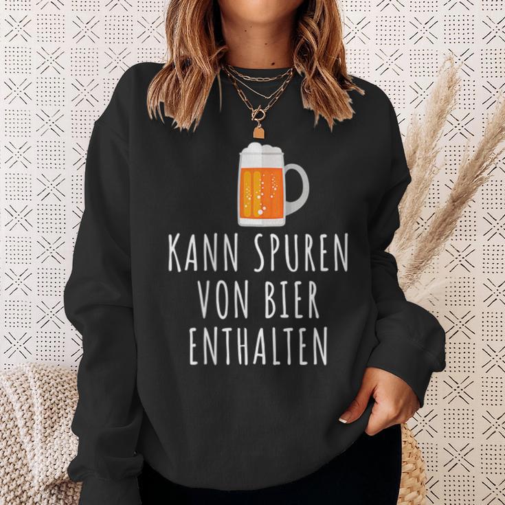 Bier Kann Spurson Bier Enthalten Bier Sweatshirt Geschenke für Sie