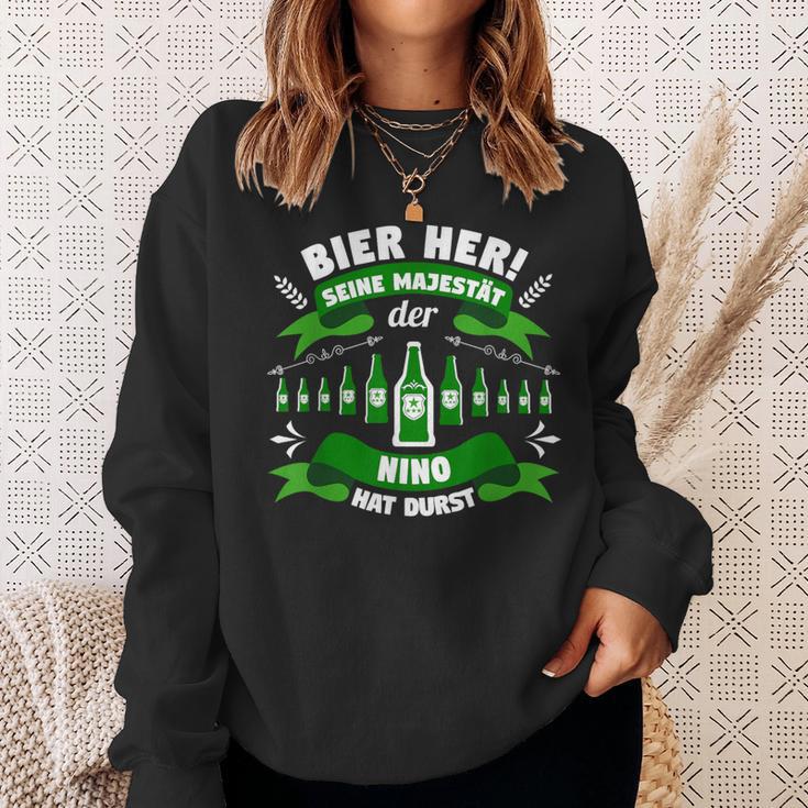 Bier Her Majestät Nino Sweatshirt Geschenke für Sie