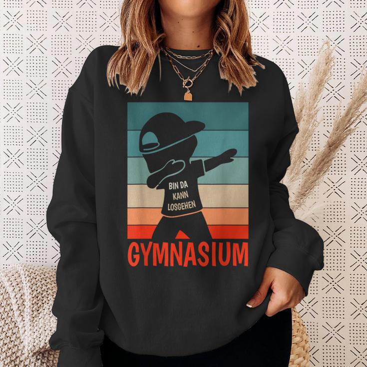 Bin Da Kann Losgehen Gymnasium Beginn Gymnasium 5 Class S Sweatshirt Geschenke für Sie