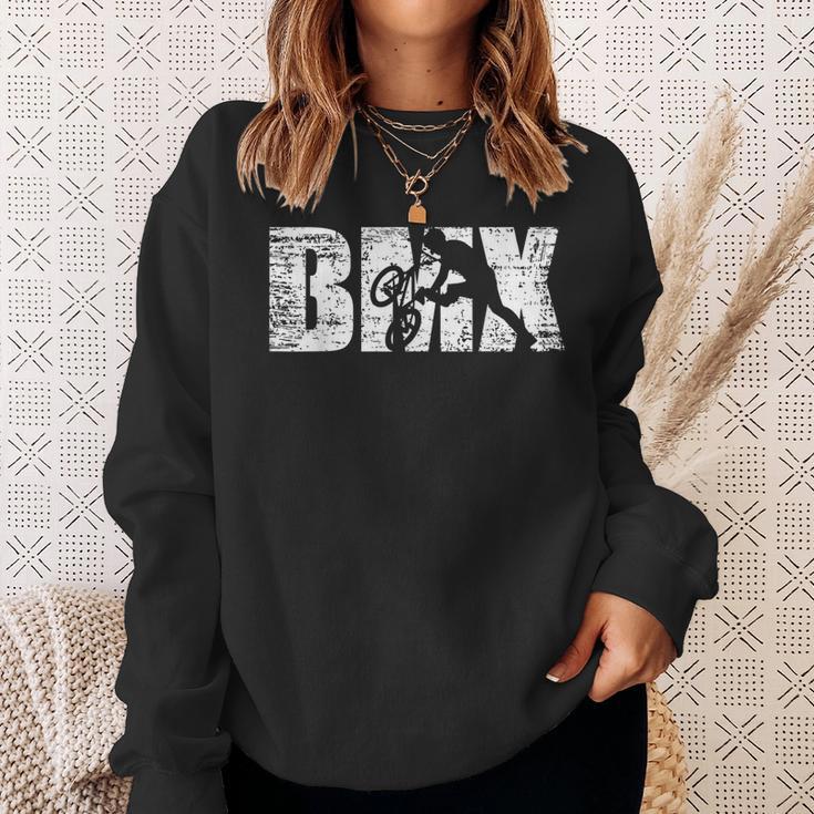 Bmx Distressed Look Bmx-Fahrer Geschenk Sweatshirt Geschenke für Sie