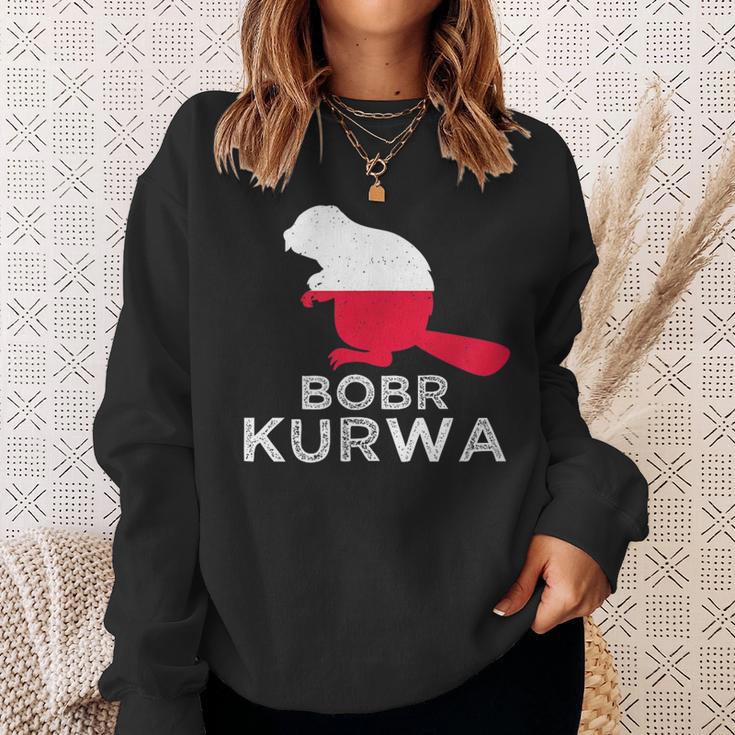 Bobr Kurwa Beaver Bober Bobr Polish Beaver Meme Sweatshirt Geschenke für Sie