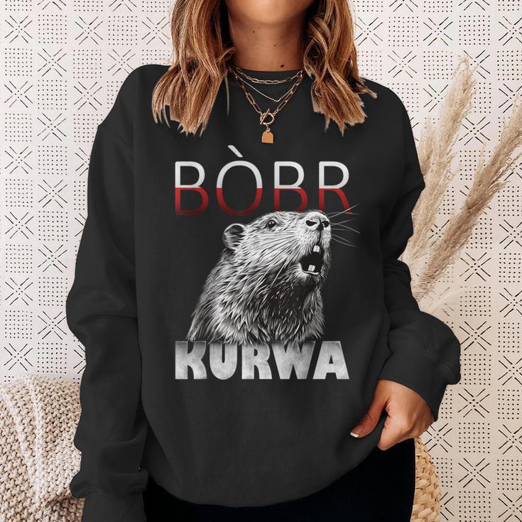 Bobr Kurwa Biber Bober Bobr Sweatshirt Geschenke für Sie