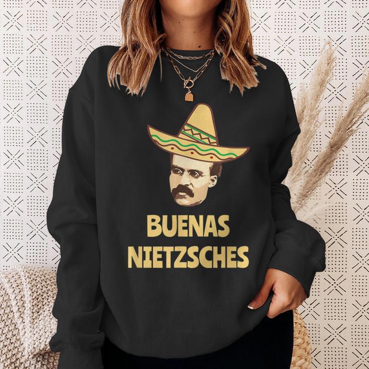 Buenas Nietschez Nietzsche Philosophy Sweatshirt Geschenke für Sie