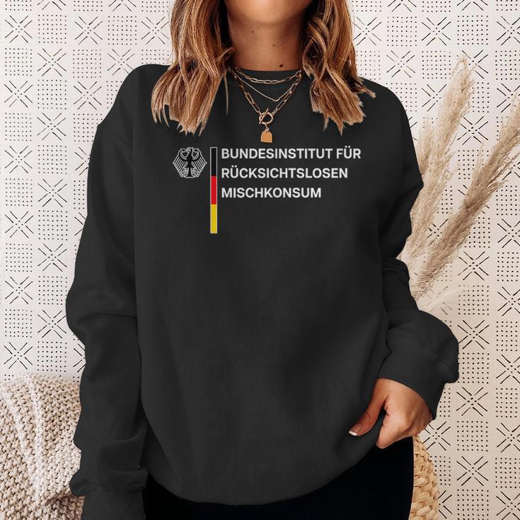 Bundesinstitut Für Rücksichtlosen Mischkonsum Ironie Sweatshirt Geschenke für Sie