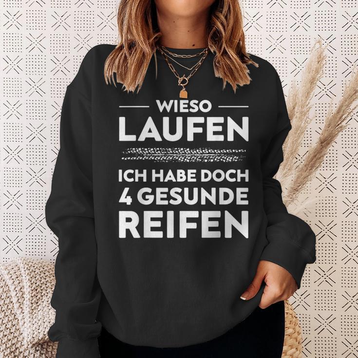 Car Mechatronics Mechanic 4 Tyres Sweatshirt Geschenke für Sie