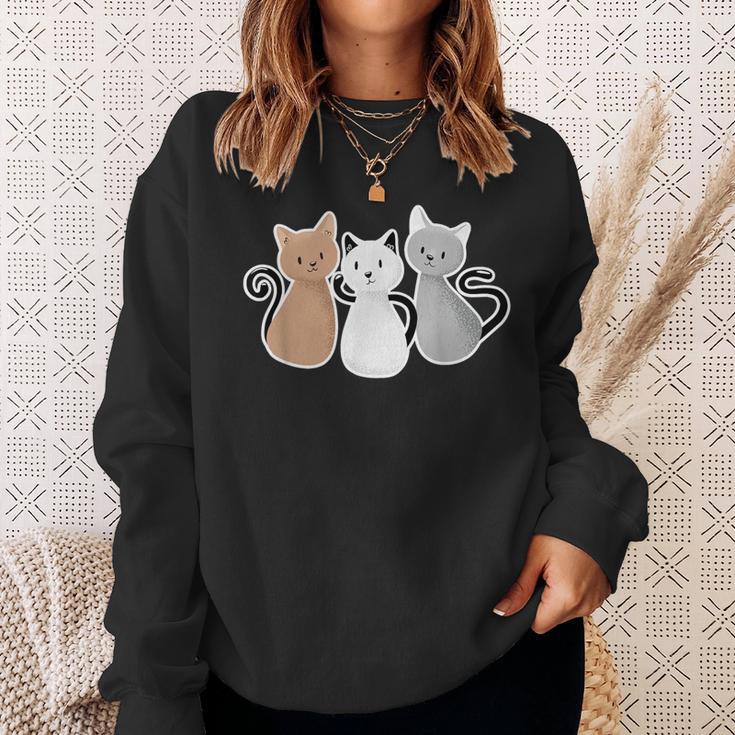 Cat Kitten Cat Sweatshirt Geschenke für Sie