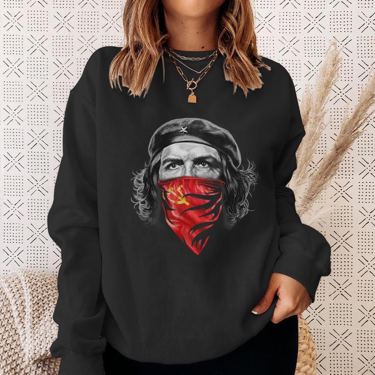 Che Guevara W Soviet Hammer And Sickle Red Bandana Sweatshirt Geschenke für Sie