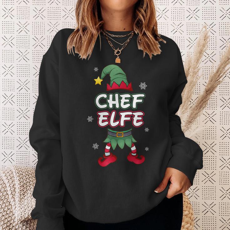 Chef Elf Christmas Outfit Partner Look Christmas Sweatshirt Geschenke für Sie