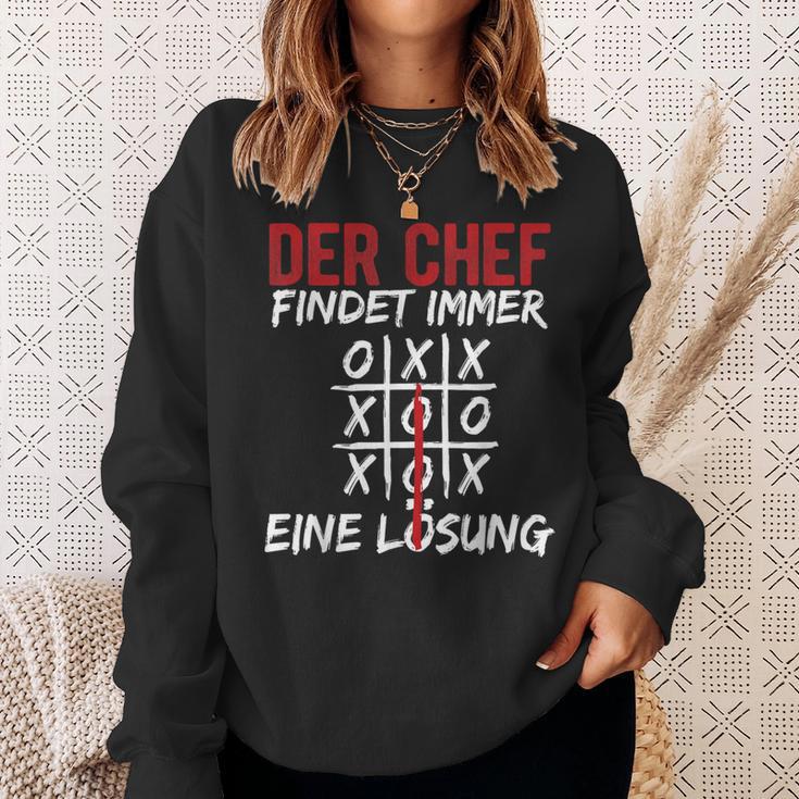 Chef Finding Immer Eine Lösung Chef Sweatshirt Geschenke für Sie