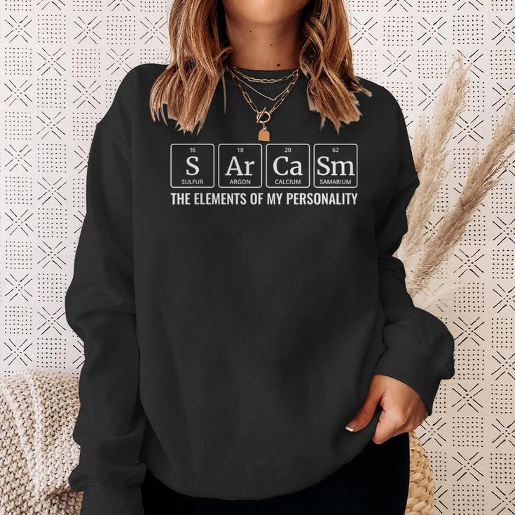 Chemie Sarcasm Elements Periodic Table Sweatshirt Geschenke für Sie