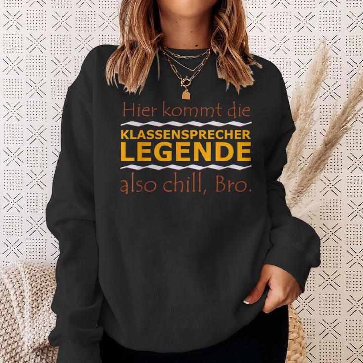 Chill Bro Frecher Spruch Geschenk Klassensprecher Legende Sweatshirt Geschenke für Sie