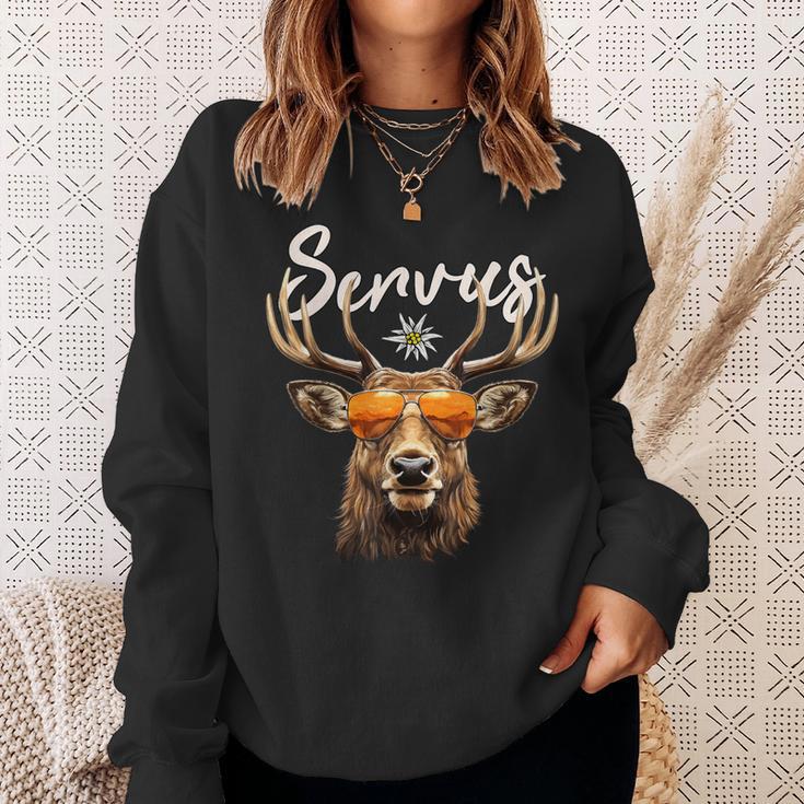 Costume Deer Lederhosen Costume Sweatshirt Geschenke für Sie