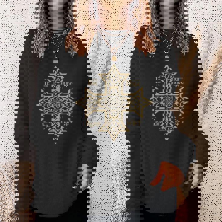 Croix Coptique Orthodoxe Église Orientale Chrétienne Symbole Sweater e Cadeaux pour elle
