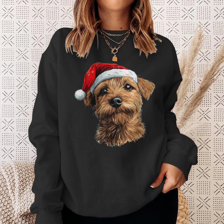 Cute Norfolk Terrier Christmas Print Sweatshirt Geschenke für Sie