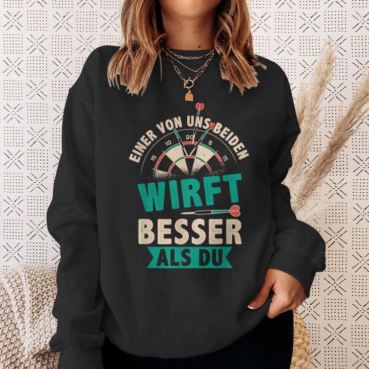 Dart Eineron Uns Beiden Wirft Besser Als Du German Sweatshirt Geschenke für Sie