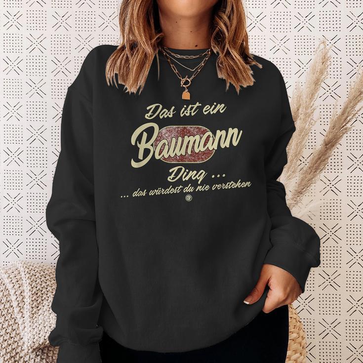 'Das Ist Ein Baumann Ding' Family Sweatshirt Geschenke für Sie