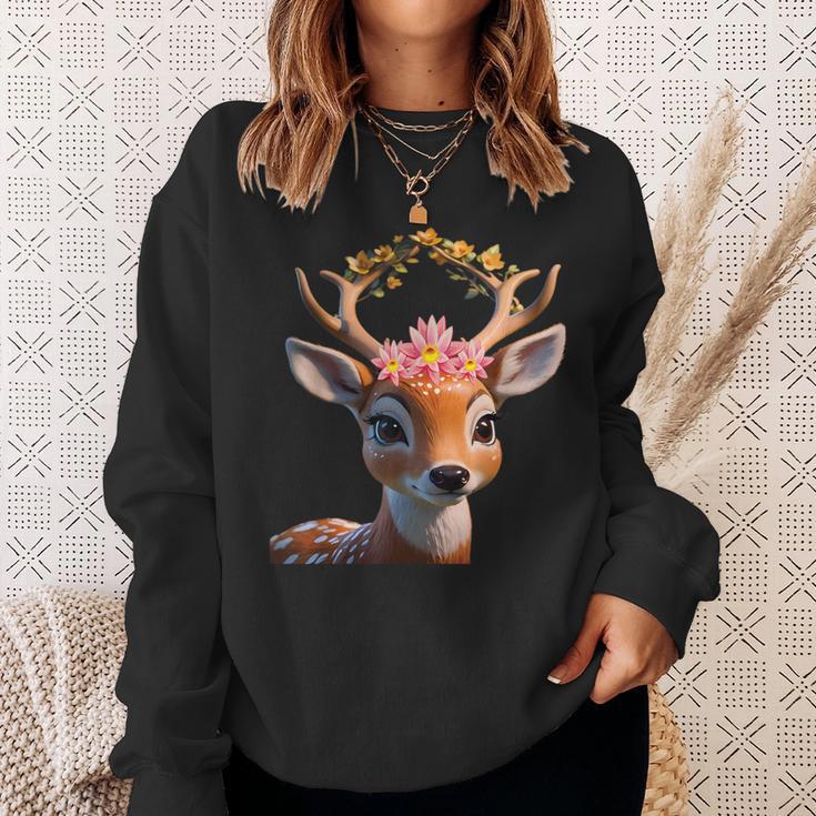 Deer Deer Costume Dirndl Costume Sweatshirt Geschenke für Sie