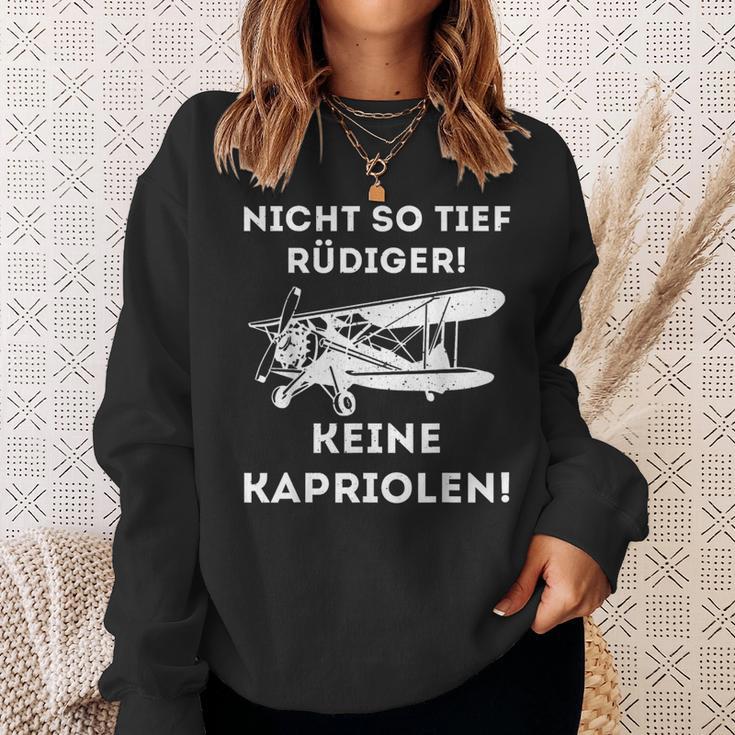 Deutsche Memes Nicht So Tief Rüdiger Keine Kapriolen S Sweatshirt Geschenke für Sie