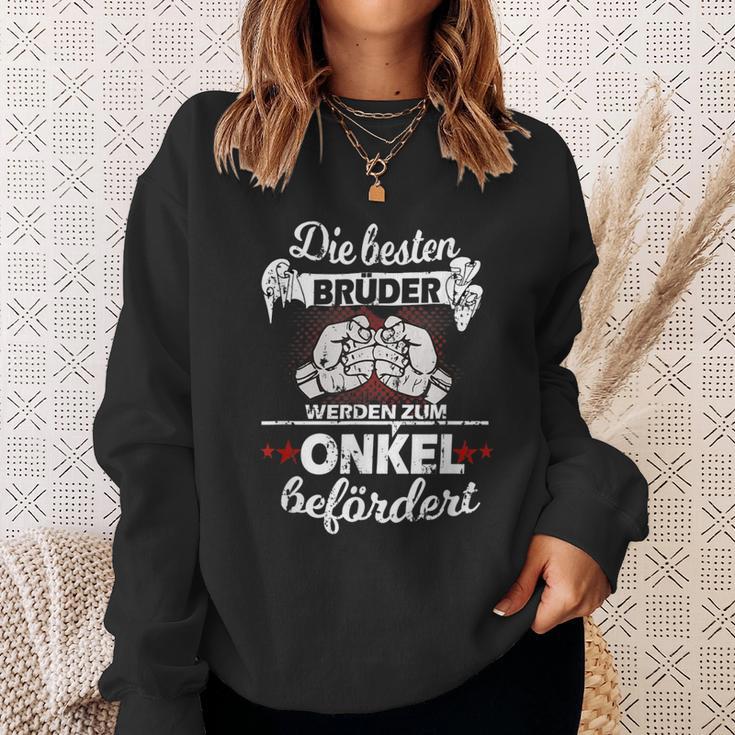 Die Besten Brüder Werden Zum Onkel Beförderen The Best Brothers Are In Sweatshirt Geschenke für Sie