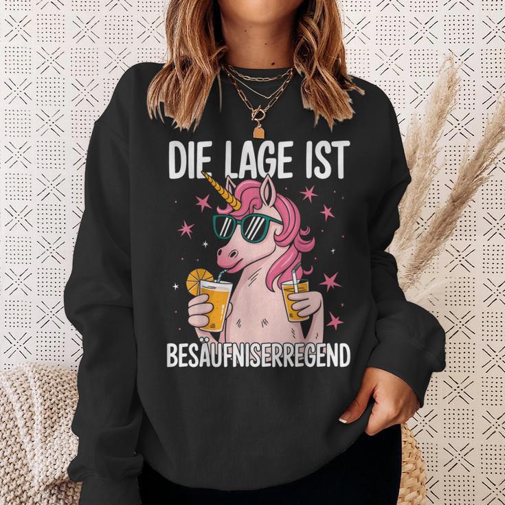 Die Lage Ist Besäufniserregend Saying Party Outfit Sweatshirt Geschenke für Sie