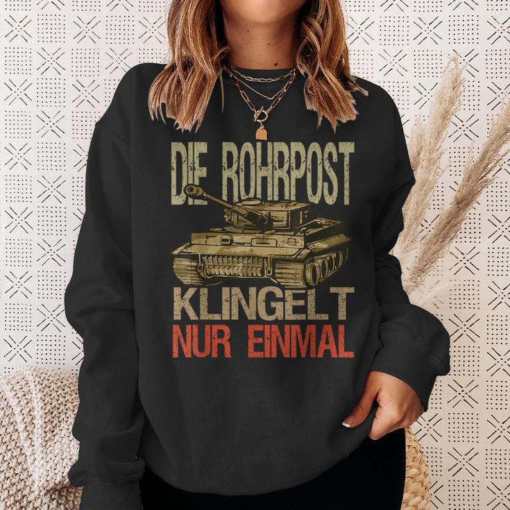 Die Rohrpost Klingelt Nur Einmal Deutsche Tiger Tank Sweatshirt Geschenke für Sie