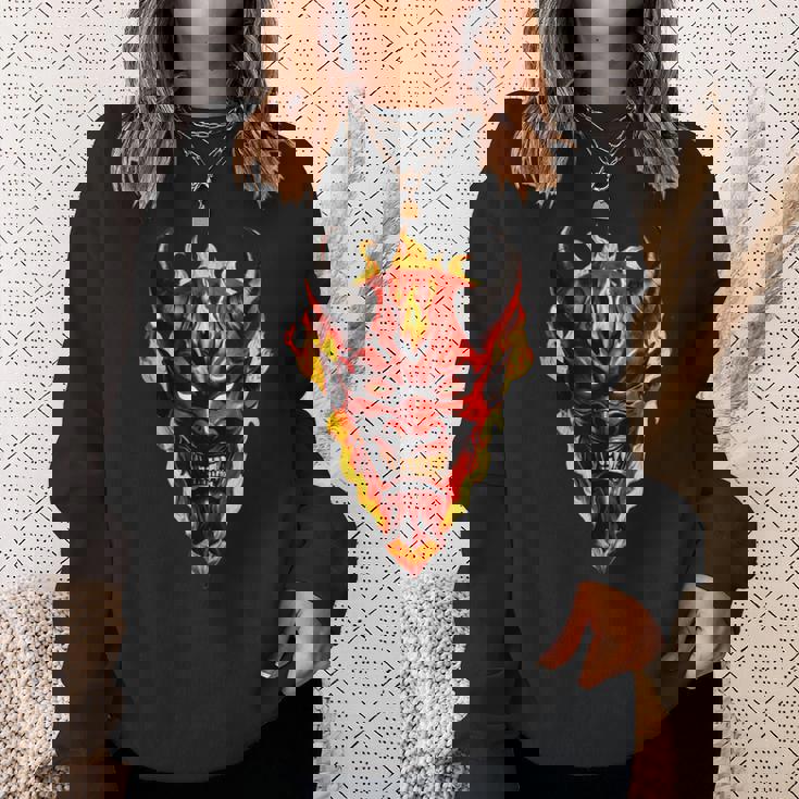 Dragon Japonais Tokyo Inspiré Du Diable Asiatique Sweater e Cadeaux pour elle