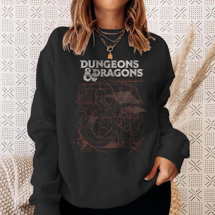 Dungeons & Dragons Sketch Dark Sweatshirt Geschenke für Sie