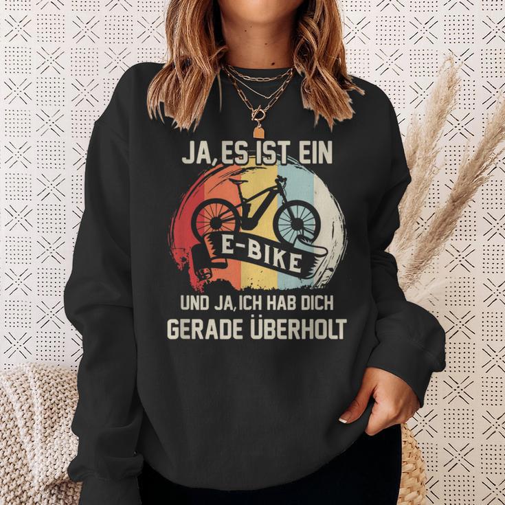 E-Bike Ja Ich Hab Dich Überhaut E Bike Sweatshirt Geschenke für Sie