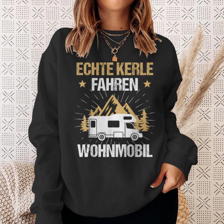 Echte Kerle Fahren Motorhome Sweatshirt Geschenke für Sie