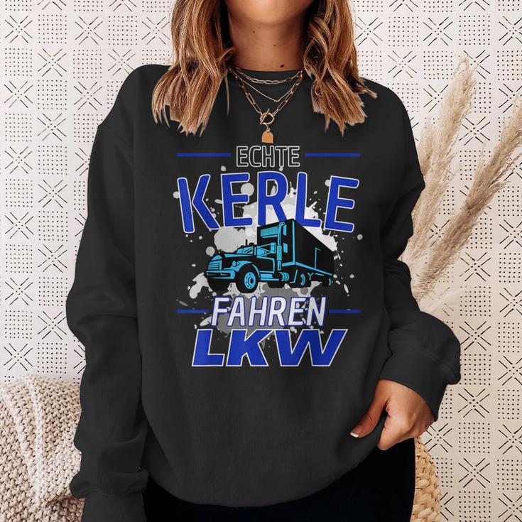 Echte Männer Fahren Lkw Sweatshirt Geschenke für Sie