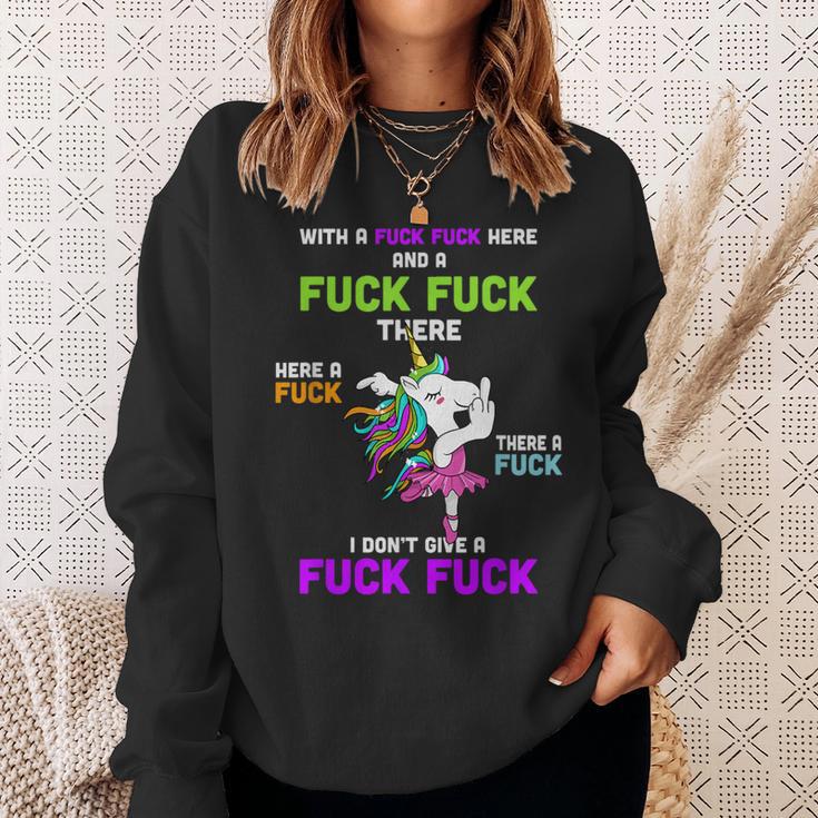 Einhorn Lustiger Witzger Frech Spruch Sprüche Sweatshirt Geschenke für Sie