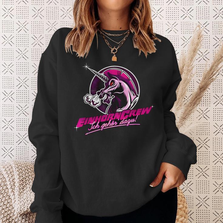 Einhorncrew Ich Gehördazu Sweatshirt Geschenke für Sie