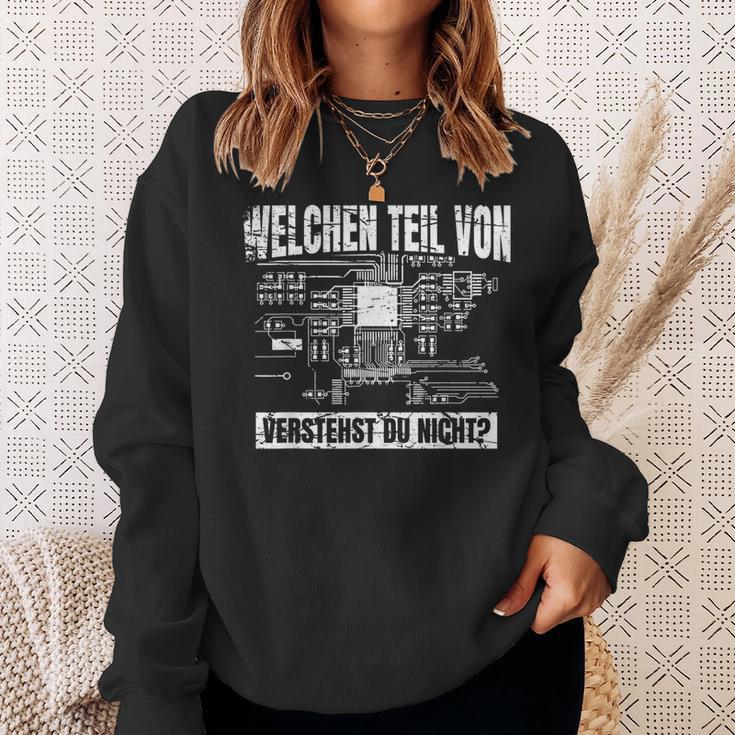 Electronicians Electrics Slogan I Electrical Engineering Motif Sweatshirt Geschenke für Sie