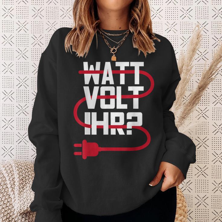 Electronics Electricians Wattolt Her Sweatshirt Geschenke für Sie