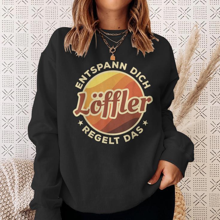 Entspann Dich Löffler Regelt Das Sweatshirt Geschenke für Sie