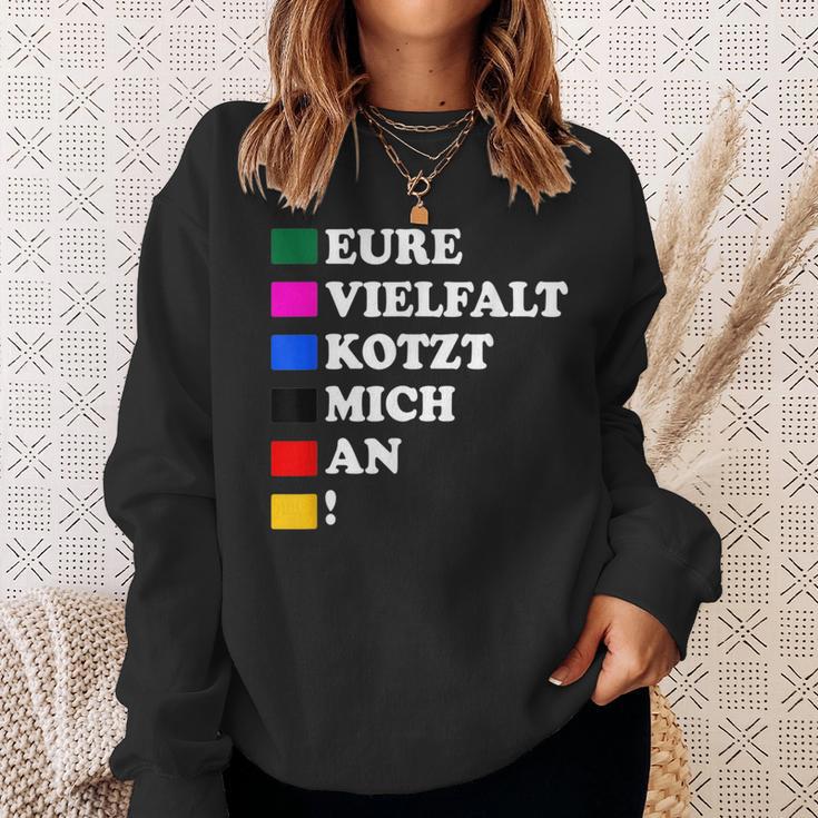 Eureielfalt Kotzt Mich An Sweatshirt Geschenke für Sie