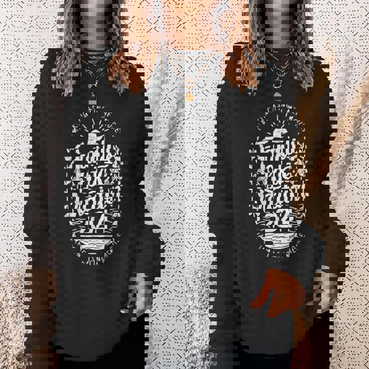 Family Lake Trip Vacation 2024 Family Reunion Summer Squad Sweatshirt Gifts for Her