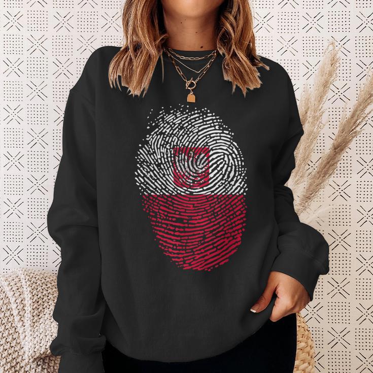 Fingerprint Children's Poland Sweatshirt Geschenke für Sie