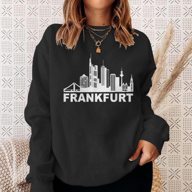 Frankfurt Am Main Skyline Frankfurter Hessen Frankfurt Sweatshirt Geschenke für Sie