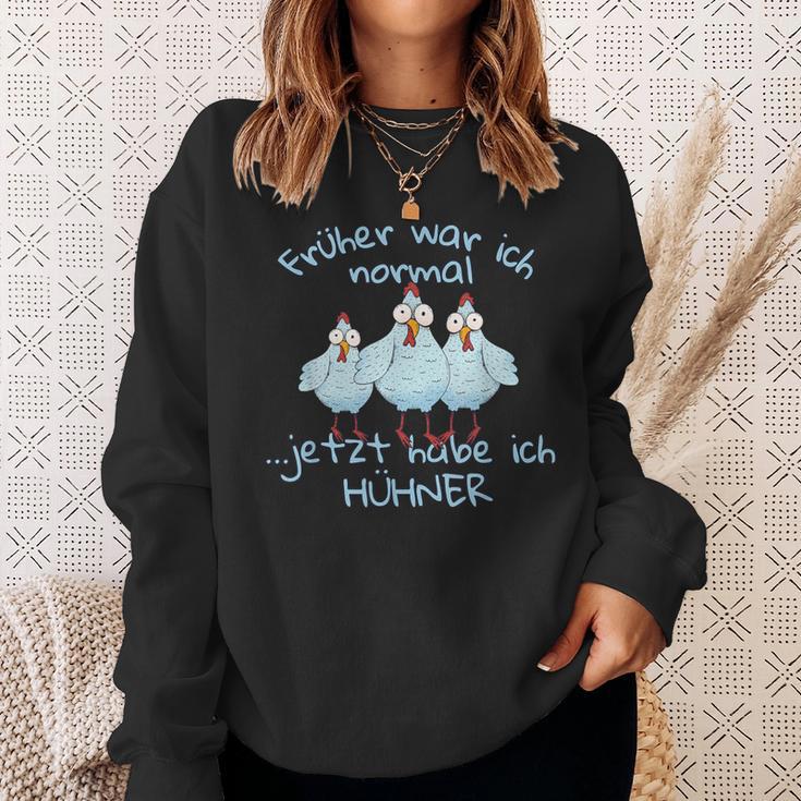 Früher War Ich Normally Jetzt Habe Ich Hühner Sweatshirt Geschenke für Sie