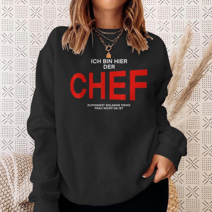 Manager Ich Bin Hier Der Chef Sweatshirt Geschenke für Sie