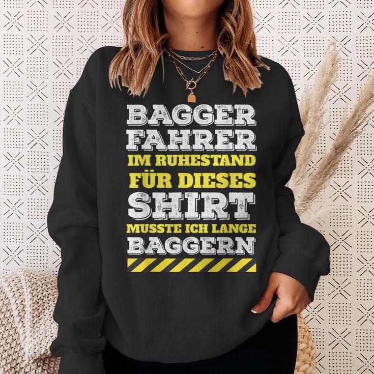 Digger Driver Digger Driver Digger Retirement Pension Sweatshirt Geschenke für Sie