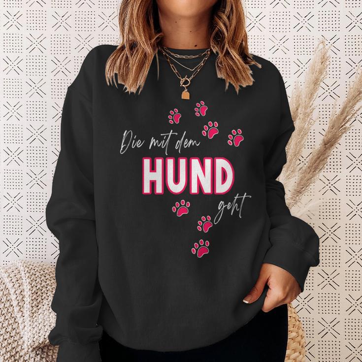 Dog Die Mit Dem Hund Geht Sweatshirt Geschenke für Sie