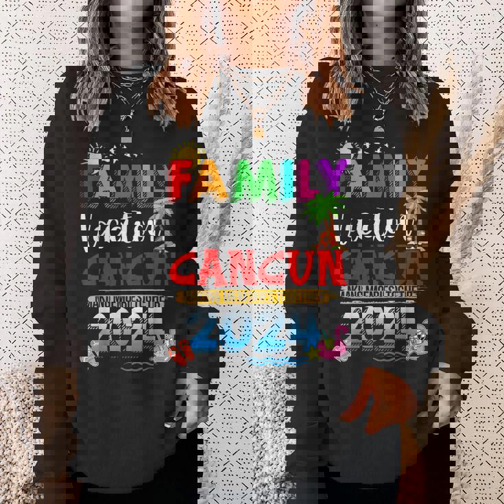 Family Vacation Cancun 2024 Making Memories Together Sweatshirt Gifts for Her