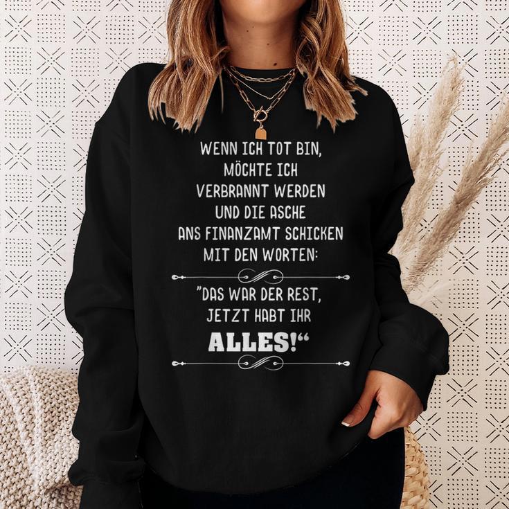 Finanzamt S Sweatshirt Geschenke für Sie