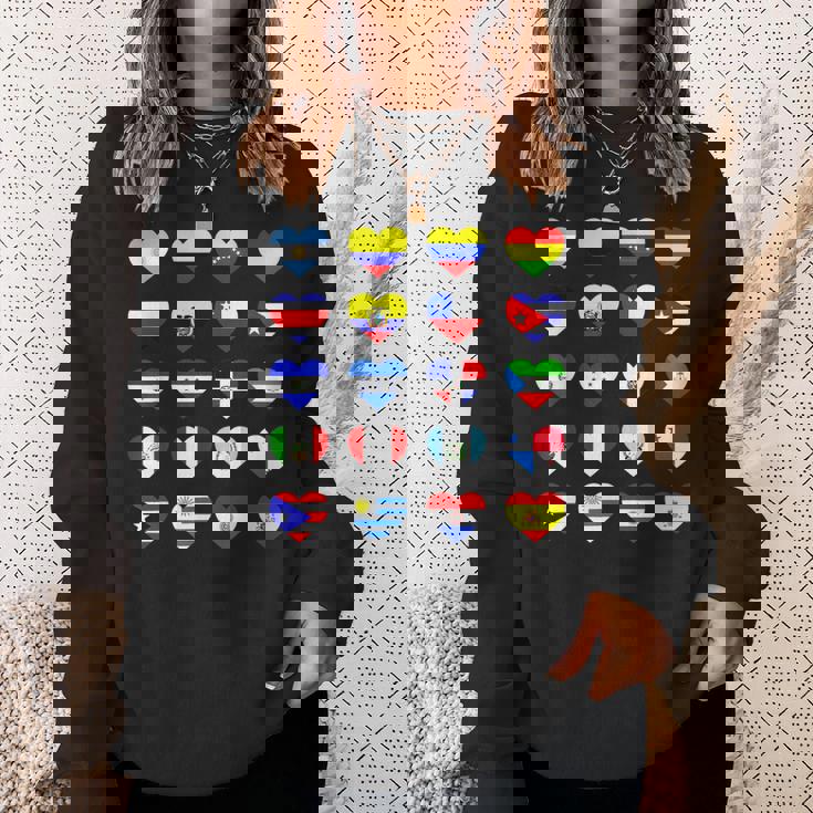 Hispanic Heritage Month Spanish Speaking Countries Sweatshirt Gifts for Her