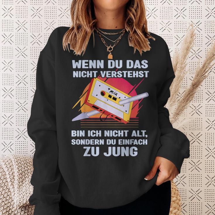 Saying Band Salad 80S 90S Retro Cassette Sweatshirt Geschenke für Sie