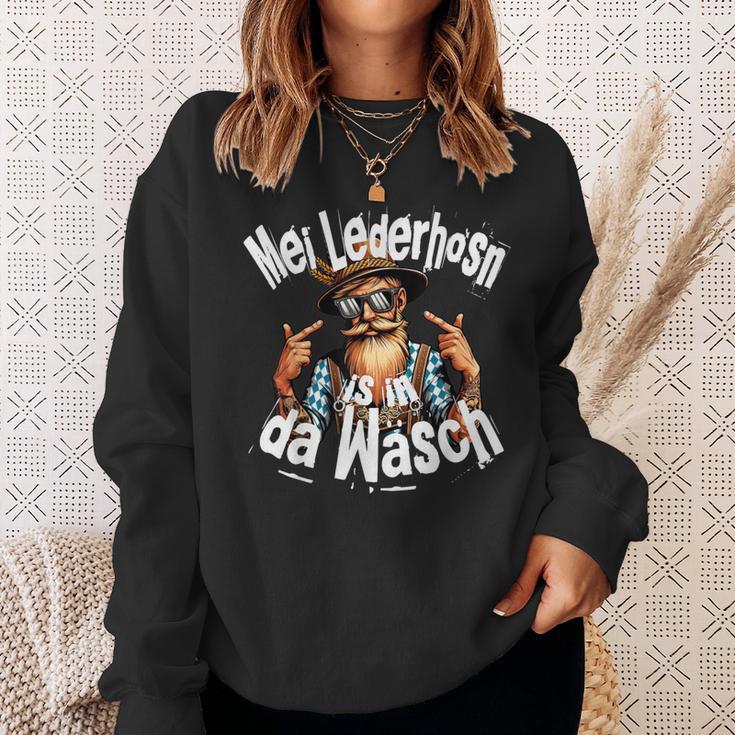 Saying Motif Mr Replacement Costume Lederhosen In Der Wäsche Sweatshirt Geschenke für Sie