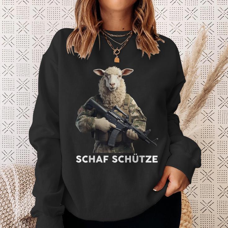 Sheep Sheep Sagittarius Sniper Sheep Sniper Sweatshirt Geschenke für Sie